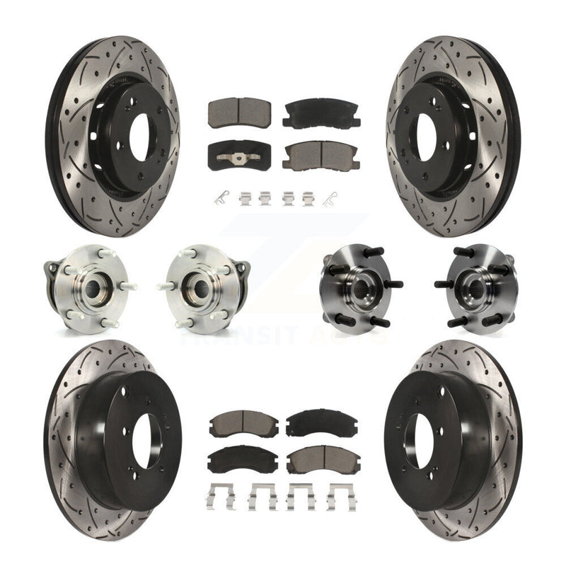 Transit Auto KBB-119834 Wheel Bearing and Hub Assembly for 2010-2011 Mitsubishi Lancer - Front and Rear product image