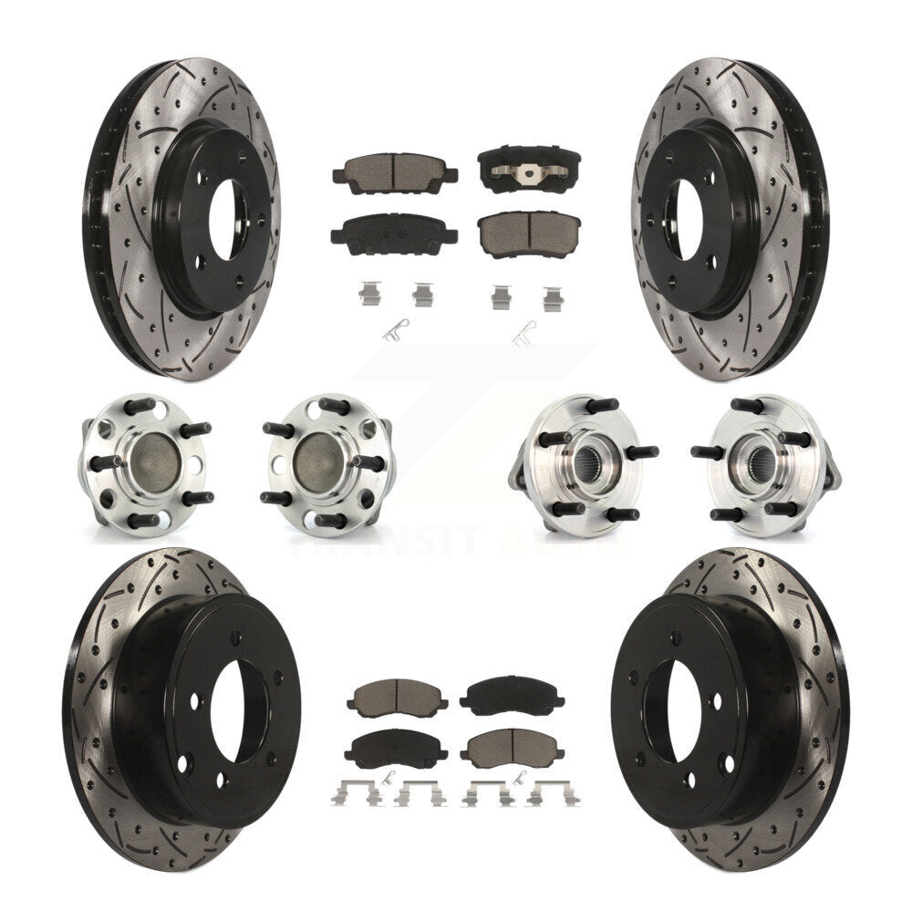 Transit Auto KBB-119837 Wheel Bearing and Hub Assembly for 2009 Dodge Caliber - Front and Rear product image