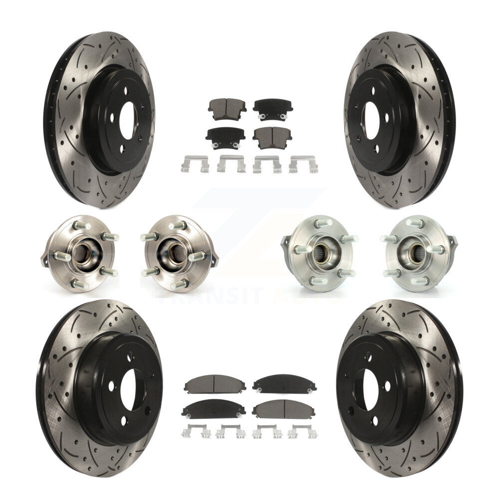 Transit Auto KBB-119840 Wheel Bearing and Hub Assembly for 2009-2014 Dodge Charger, Chrysler 300 - Front and Rear product image