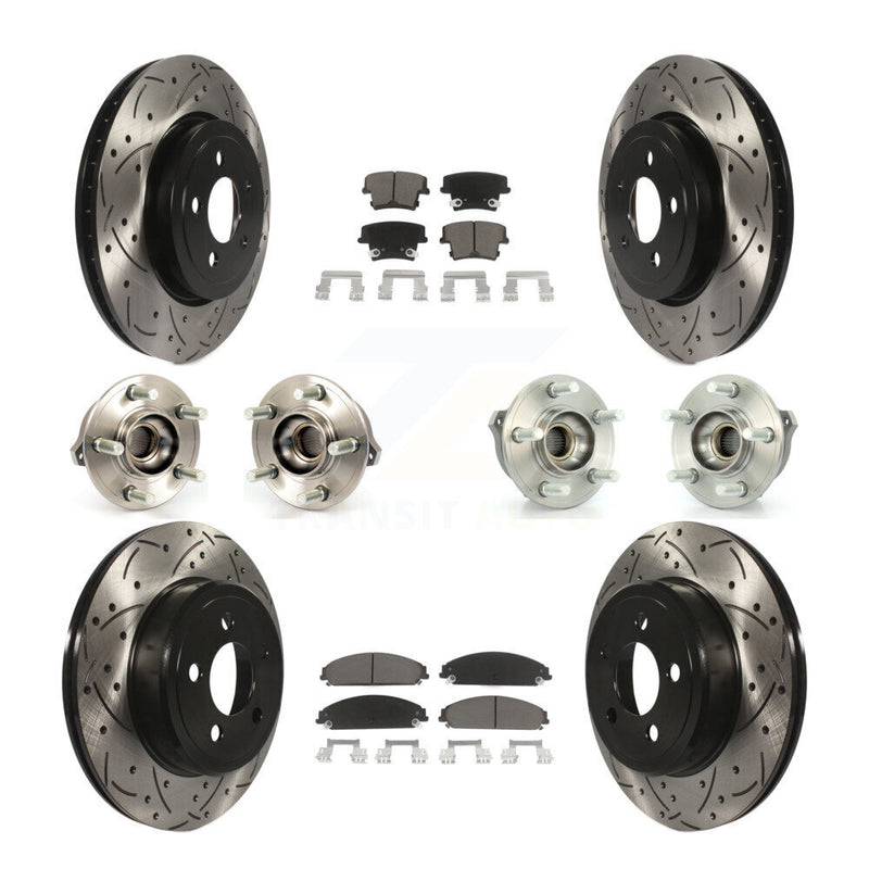 Transit Auto KBB-119840 Wheel Bearing and Hub Assembly for 2009-2014 Dodge Charger, Chrysler 300 - Front and Rear product image