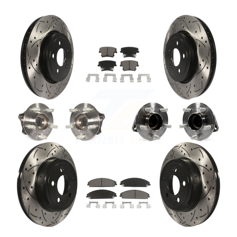 Transit Auto KBB-119841 Wheel Bearing and Hub Assembly for 2015-2023 Dodge Challenger, Dodge Charger, Chrysler 300 - Front and Rear product image