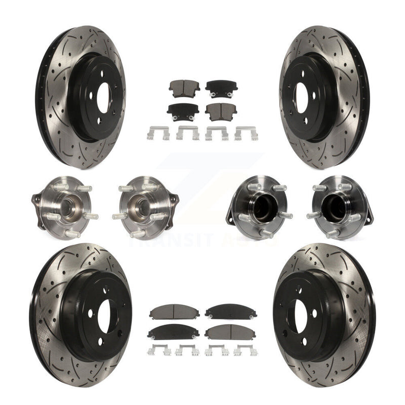 Transit Auto KBB-119841 Wheel Bearing and Hub Assembly for 2015-2023 Dodge Challenger, Dodge Charger, Chrysler 300 - Front and Rear product image