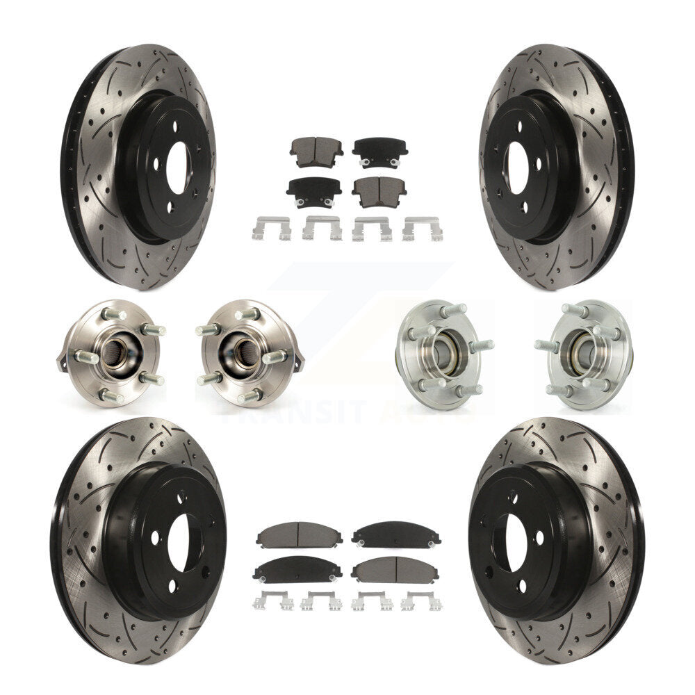 Transit Auto KBB-119842 Wheel Bearing and Hub Assembly for 2009-2014 Chrysler 300, Dodge Challenger, Dodge Charger - Front and Rear product image