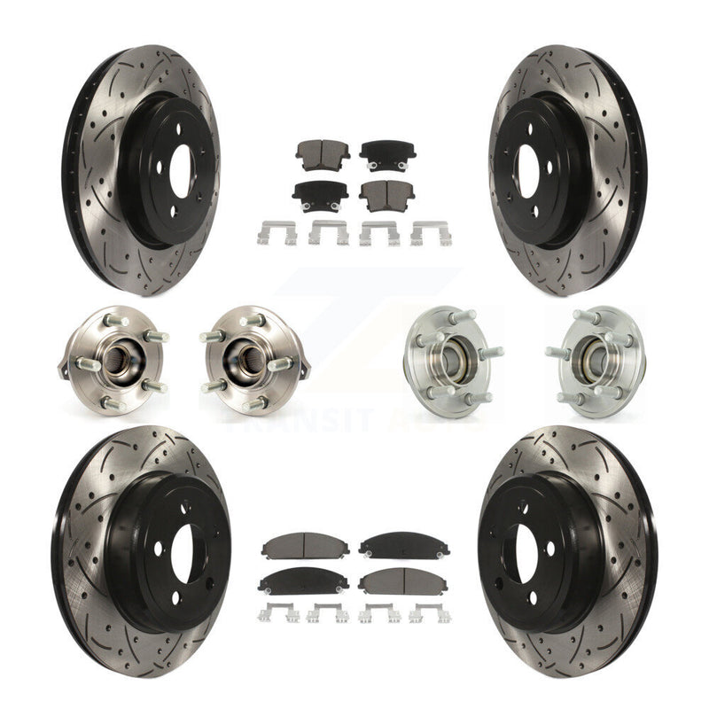 Transit Auto KBB-119842 Wheel Bearing and Hub Assembly for 2009-2014 Chrysler 300, Dodge Challenger, Dodge Charger - Front and Rear product image