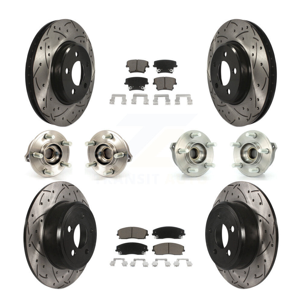 Transit Auto KBB-119843 Wheel Bearing and Hub Assembly for 2009-2010 Chrysler 300, Dodge Charger - Front and Rear product image