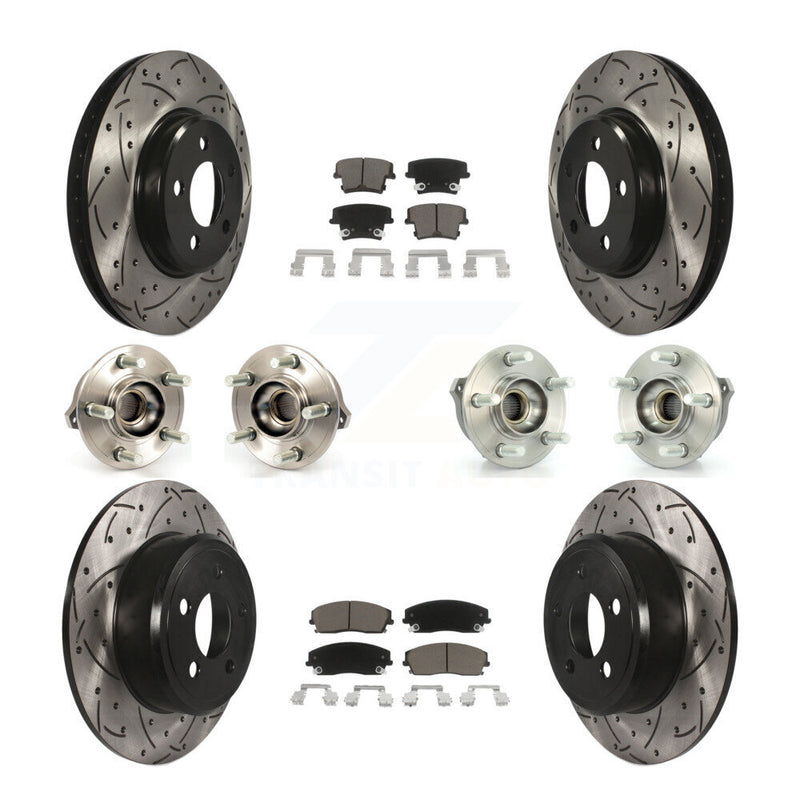 Transit Auto KBB-119843 Wheel Bearing and Hub Assembly for 2009-2010 Chrysler 300, Dodge Charger - Front and Rear product image