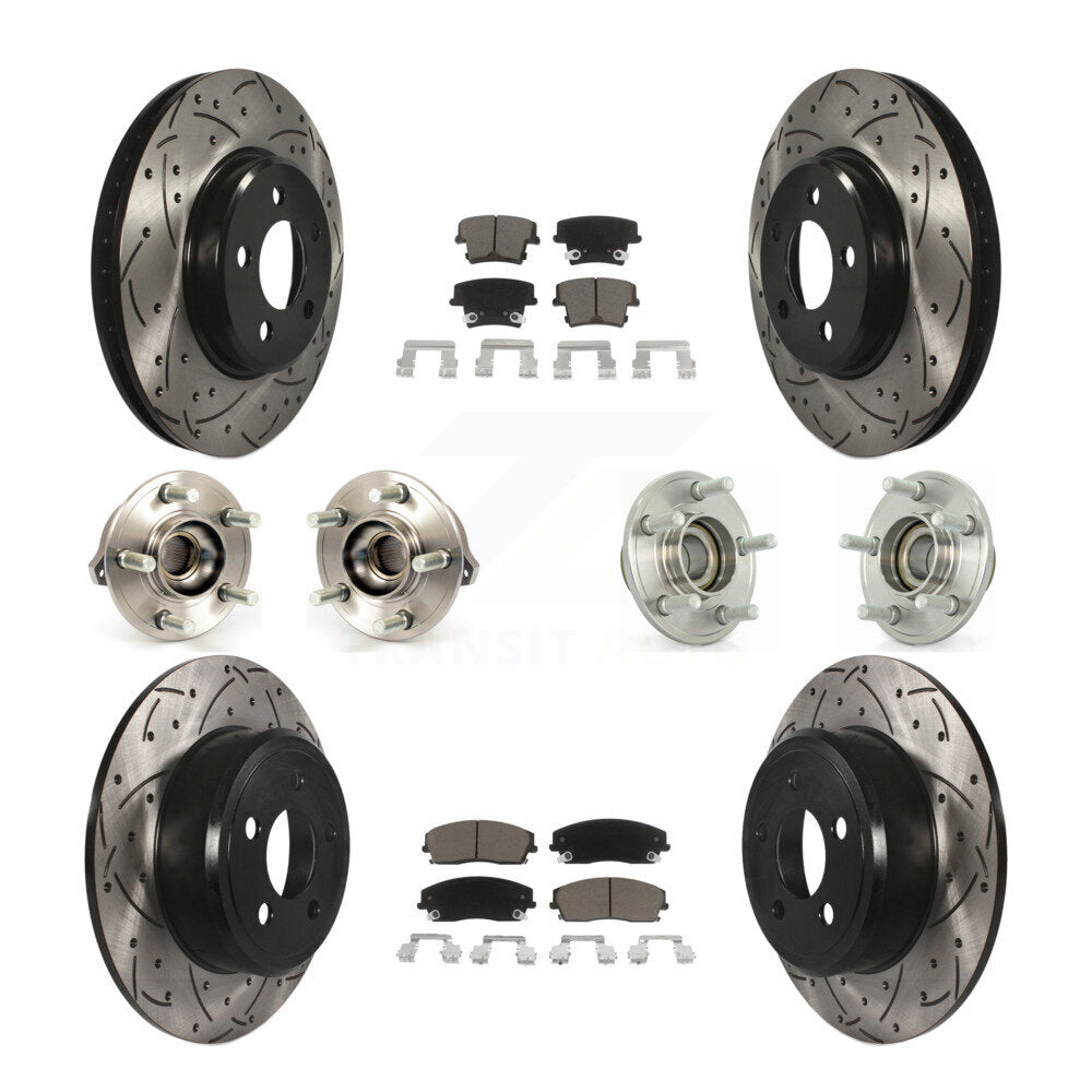 Transit Auto KBB-119844 Wheel Bearing and Hub Assembly for 2009-2014 Chrysler 300, Dodge Charger, Dodge Challenger - Front and Rear product image