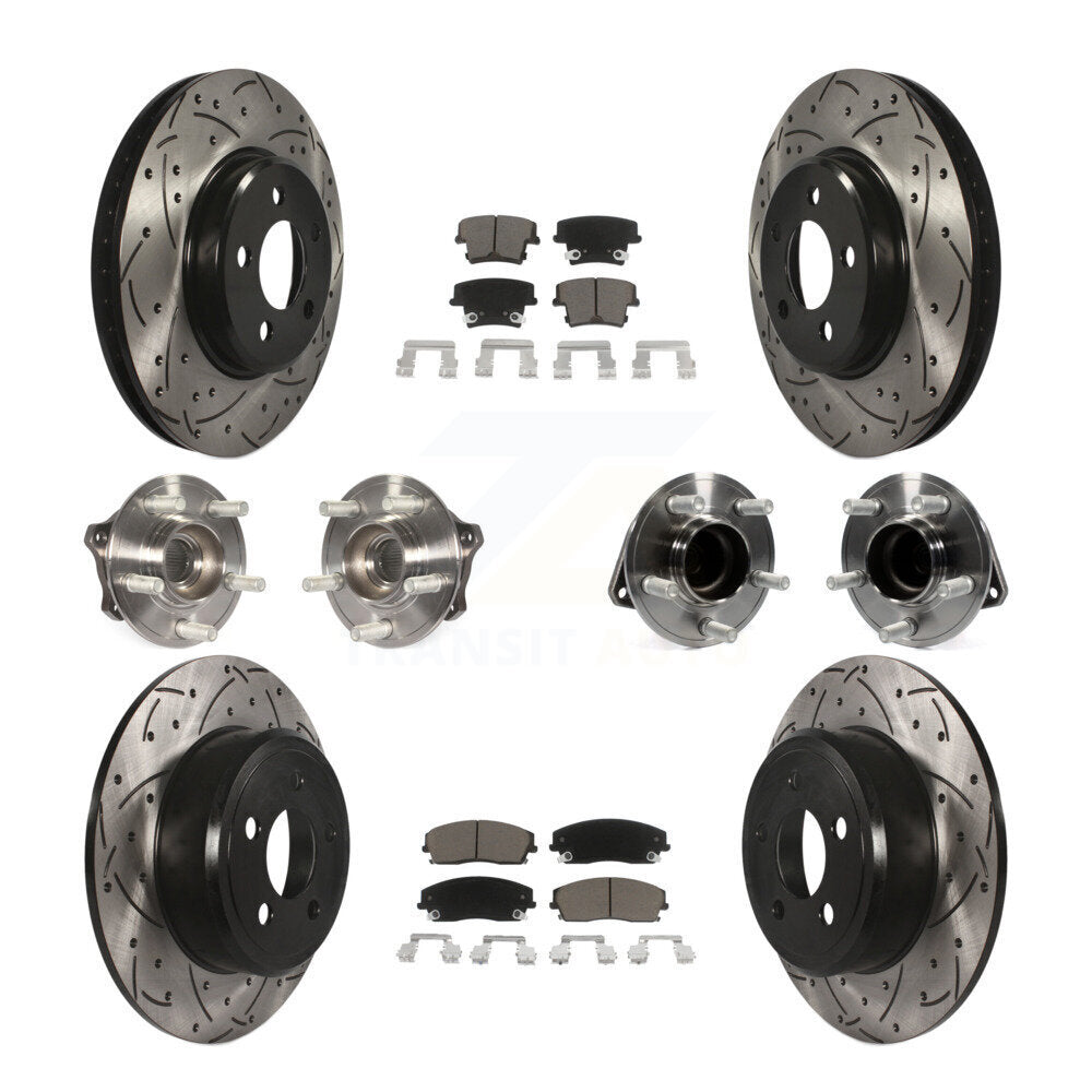 Transit Auto KBB-119846 Wheel Bearing and Hub Assembly for 2015-2023 Dodge Charger, Dodge Challenger, Chrysler 300 - Front and Rear product image
