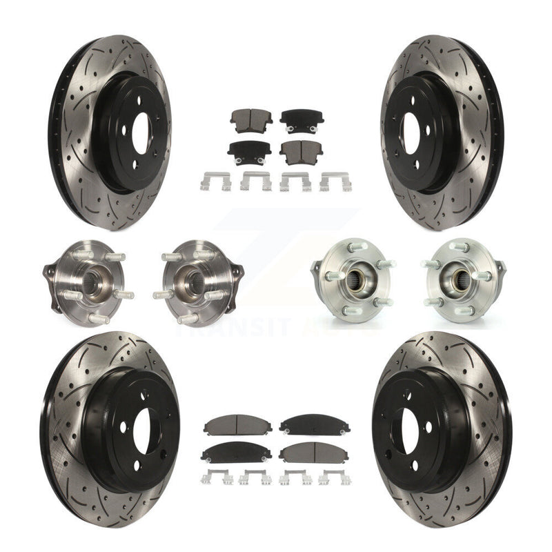 Transit Auto KBB-119847 Wheel Bearing and Hub Assembly for 2015-2023 Dodge Charger, Dodge Challenger, Chrysler 300 - Front and Rear product image