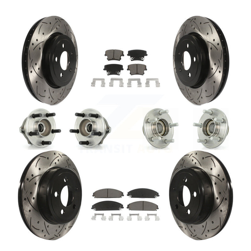 Transit Auto KBB-119850 Wheel Bearing and Hub Assembly for 2005-2009 Chrysler 300, Dodge Charger, Dodge Magnum - Front and Rear product image