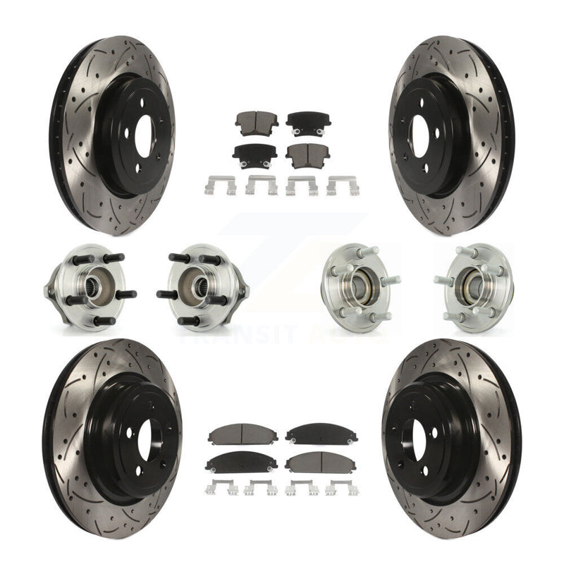 Transit Auto KBB-119852 Wheel Bearing and Hub Assembly for 2006-2008 Dodge Charger - Front and Rear product image