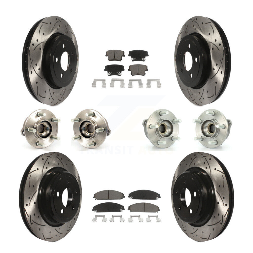 Transit Auto KBB-119854 Wheel Bearing and Hub Assembly for 2010-2013 Dodge Charger - Front and Rear product image