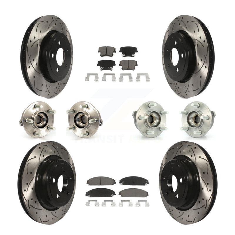 Transit Auto KBB-119854 Wheel Bearing and Hub Assembly for 2010-2013 Dodge Charger - Front and Rear product image