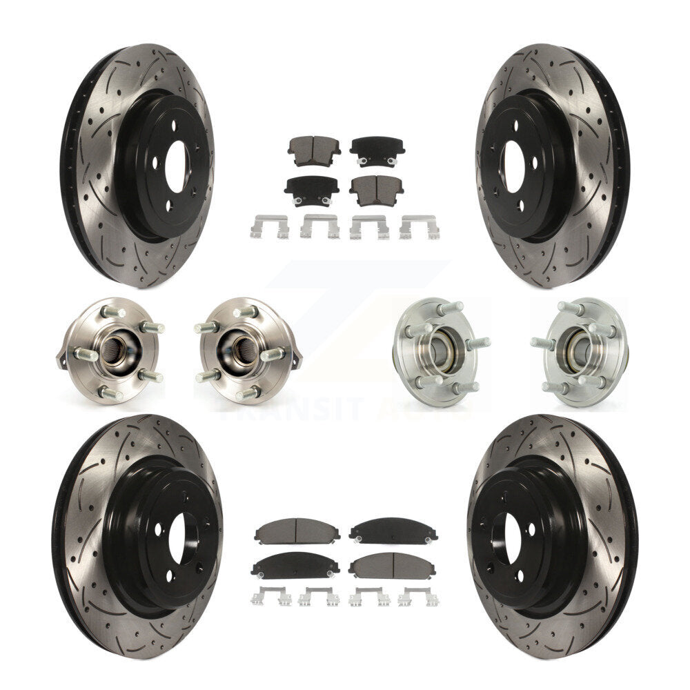 Transit Auto KBB-119858 Wheel Bearing and Hub Assembly for 2010-2011 Dodge Charger - Front and Rear product image