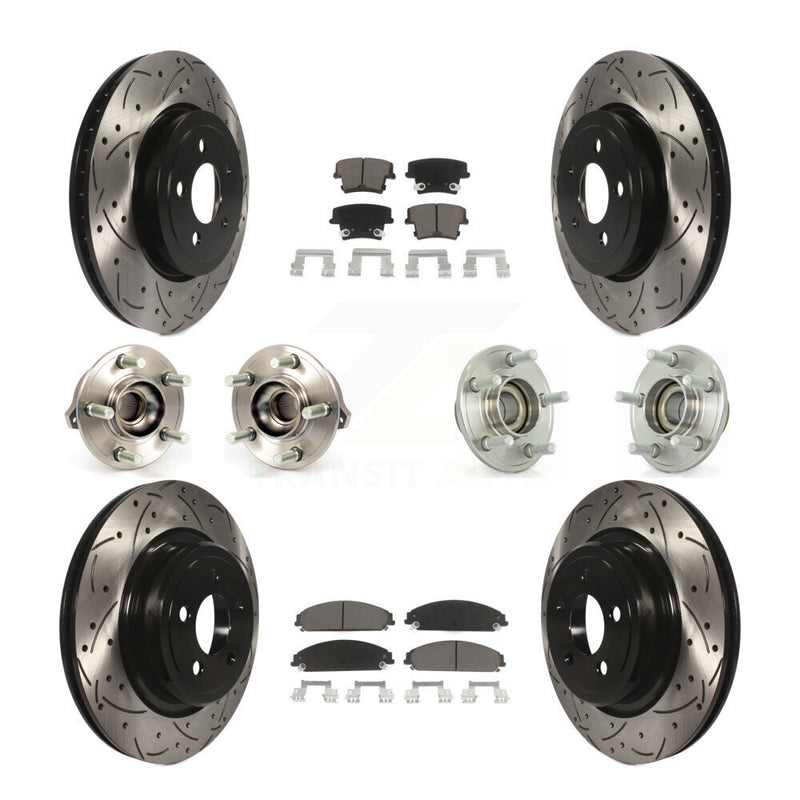 Transit Auto KBB-119858 Wheel Bearing and Hub Assembly for 2010-2011 Dodge Charger - Front and Rear product image