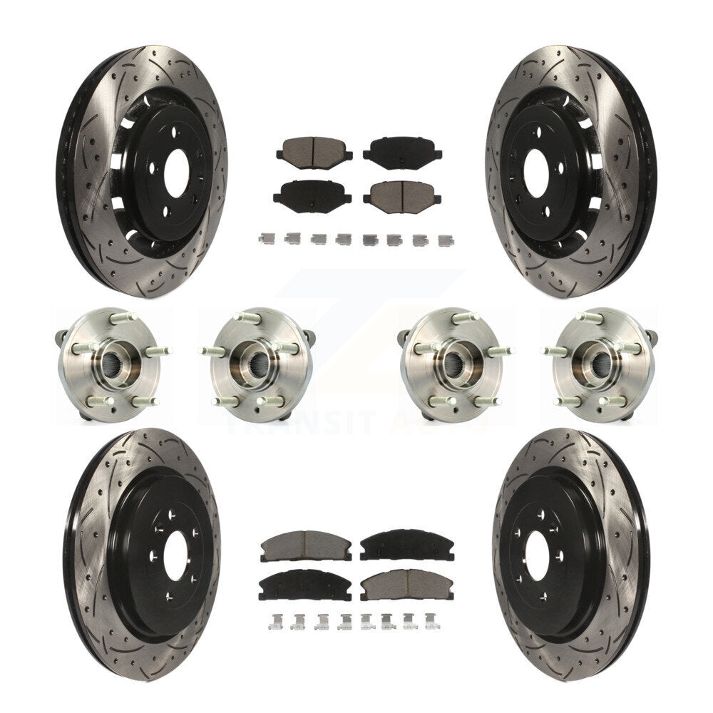 Transit Auto KBB-119859 Wheel Bearing and Hub Assembly for 2012-2019 Ford Taurus, Lincoln MKT, Lincoln MKS & more - Front and Rear product image