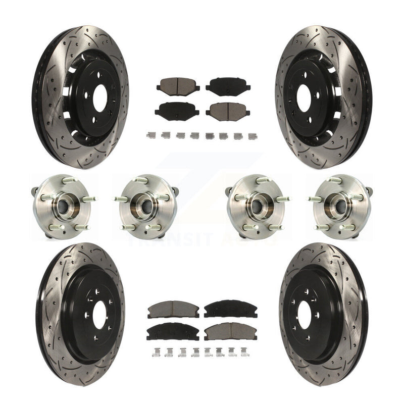 Transit Auto KBB-119859 Wheel Bearing and Hub Assembly for 2012-2019 Ford Taurus, Lincoln MKT, Lincoln MKS & more - Front and Rear product image