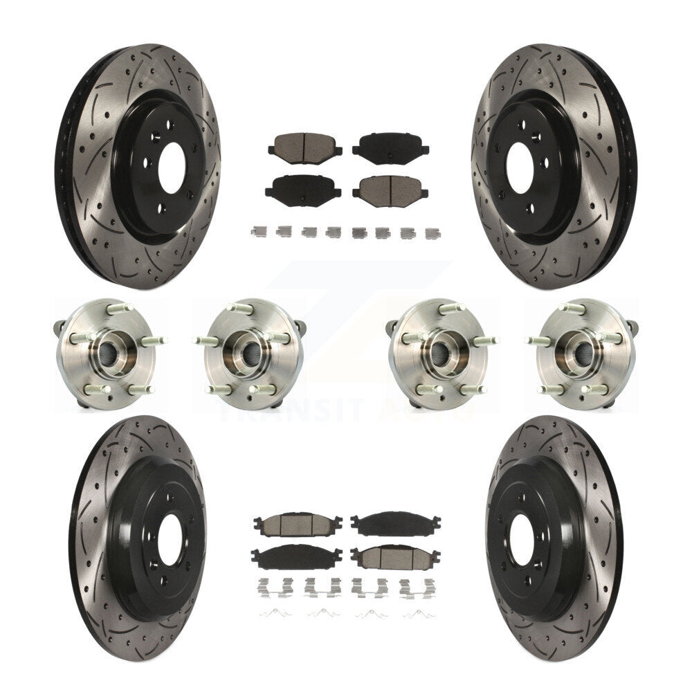 Transit Auto KBB-119860 Wheel Bearing and Hub Assembly for 2009-2019 Ford Flex, Lincoln MKS, Ford Taurus & more - Front and Rear product image