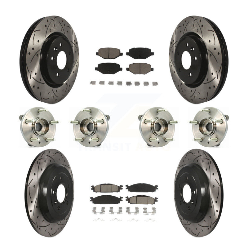 Transit Auto KBB-119860 Wheel Bearing and Hub Assembly for 2009-2019 Ford Flex, Lincoln MKS, Ford Taurus & more - Front and Rear product image