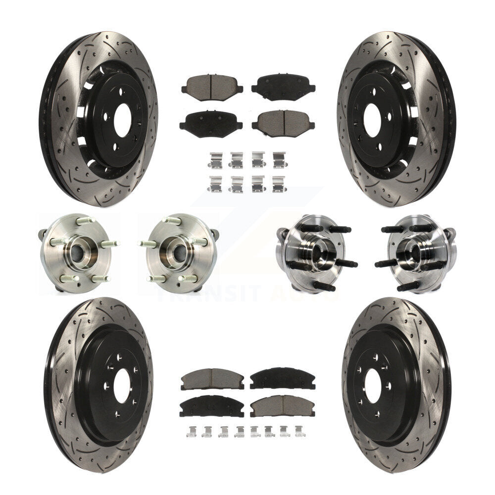 Transit Auto KBB-119861 Wheel Bearing and Hub Assembly for 2013-2019 Ford Special Service Police Sedan, Ford Police Interceptor Sedan, Ford Taurus - Front and Rear product image