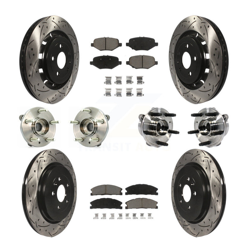 Transit Auto KBB-119861 Wheel Bearing and Hub Assembly for 2013-2019 Ford Special Service Police Sedan, Ford Police Interceptor Sedan, Ford Taurus - Front and Rear product image