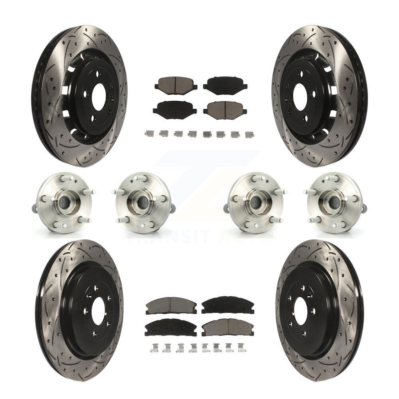 Transit Auto KBB-119862 Wheel Bearing and Hub Assembly for 2013-2018 Ford Explorer, Ford Police Interceptor Utility - Front and Rear product image