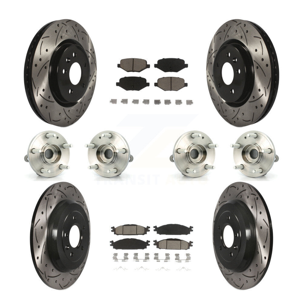 Transit Auto KBB-119863 Wheel Bearing and Hub Assembly for 2011-2017 Ford Explorer - Front and Rear product image