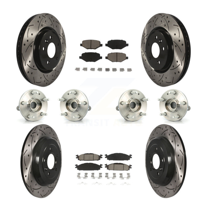 Transit Auto KBB-119863 Wheel Bearing and Hub Assembly for 2011-2017 Ford Explorer - Front and Rear product image