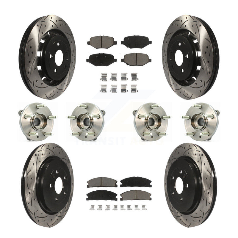 Transit Auto KBB-119864 Wheel Bearing and Hub Assembly for 2012-2019 Ford Taurus, Ford Flex, Lincoln MKS - Front and Rear product image