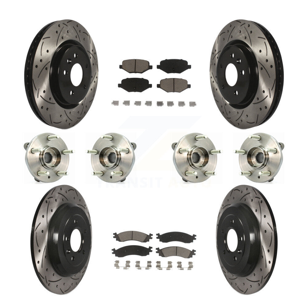 Transit Auto KBB-119865 Wheel Bearing and Hub Assembly for 2010-2012 Ford Taurus - Front and Rear product image