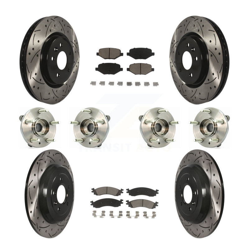 Transit Auto KBB-119865 Wheel Bearing and Hub Assembly for 2010-2012 Ford Taurus - Front and Rear product image