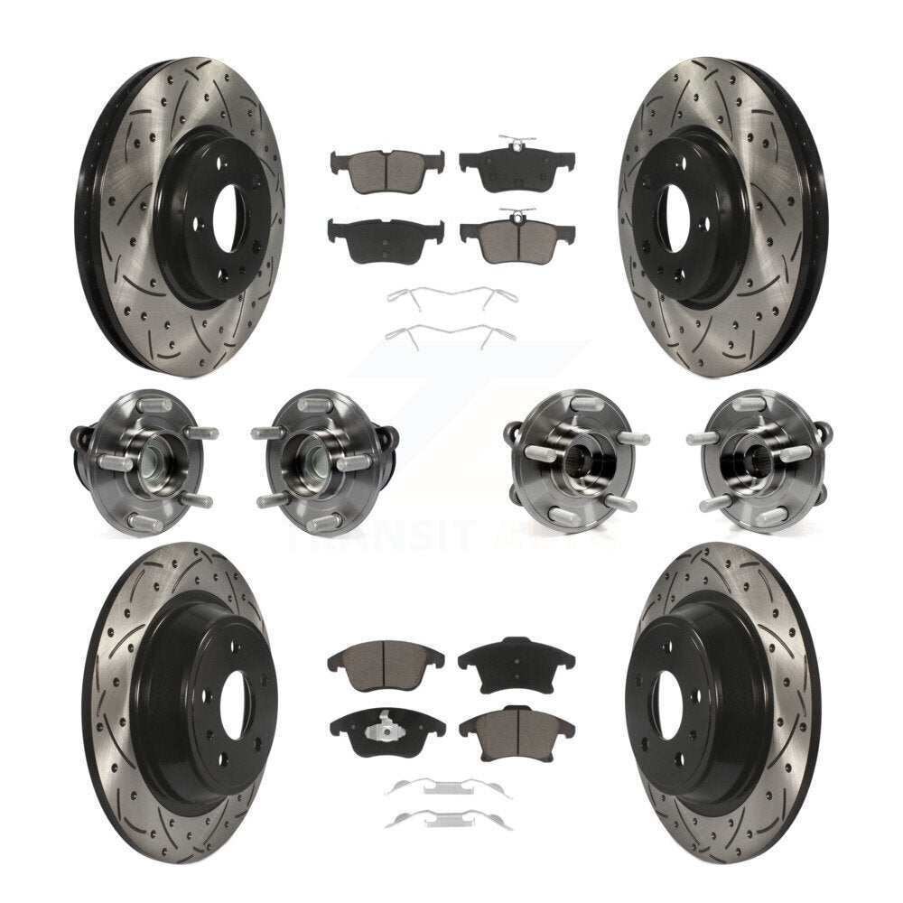 Transit Auto KBB-119871 Wheel Bearing and Hub Assembly for 2013-2020 Ford Fusion, Lincoln MKZ - Front and Rear product image