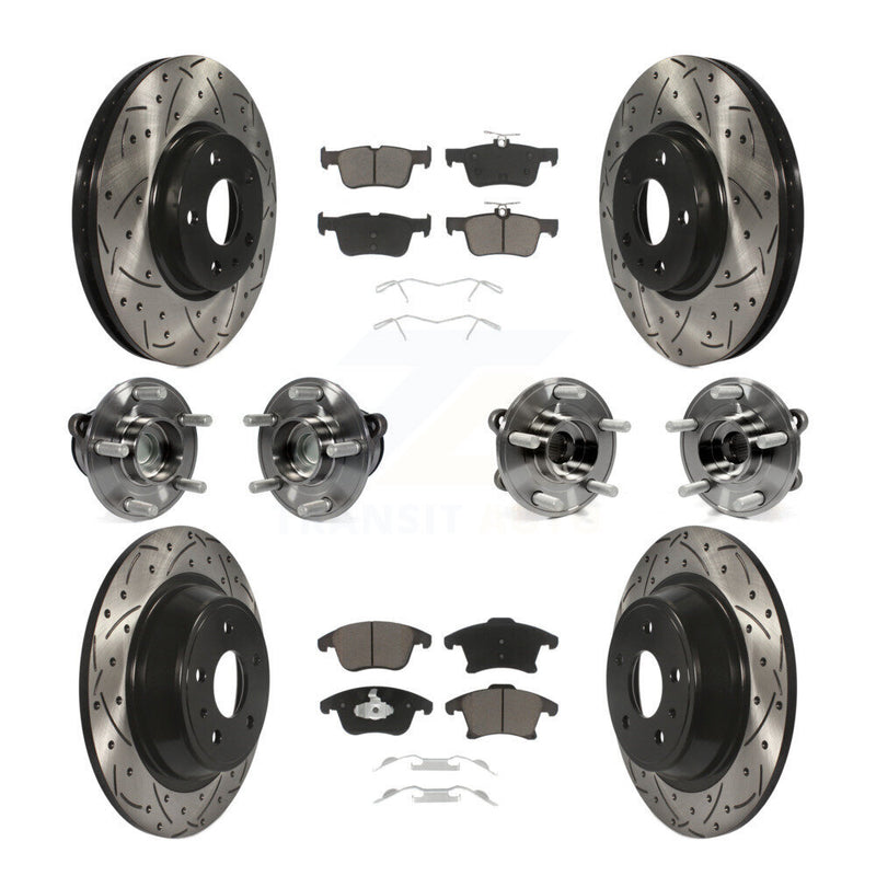 Transit Auto KBB-119871 Wheel Bearing and Hub Assembly for 2013-2020 Ford Fusion, Lincoln MKZ - Front and Rear product image