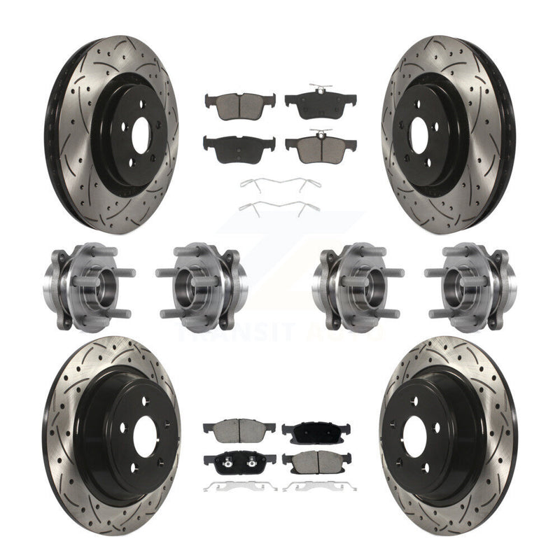 Transit Auto KBB-119872 Wheel Bearing and Hub Assembly for 2018-2020 Lincoln Continental - Front and Rear product image