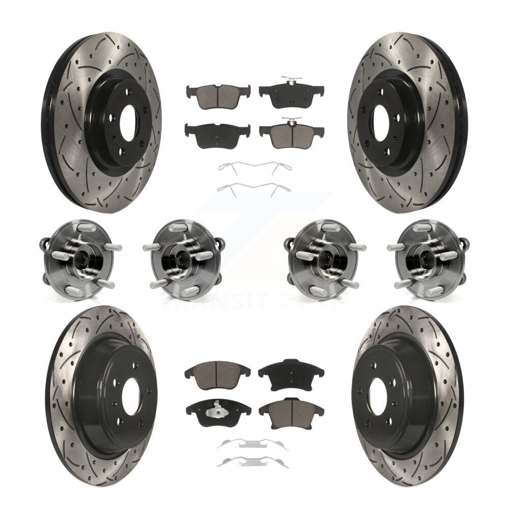Transit Auto KBB-119875 Wheel Bearing and Hub Assembly for 2013-2016 Lincoln MKZ - Front and Rear product image