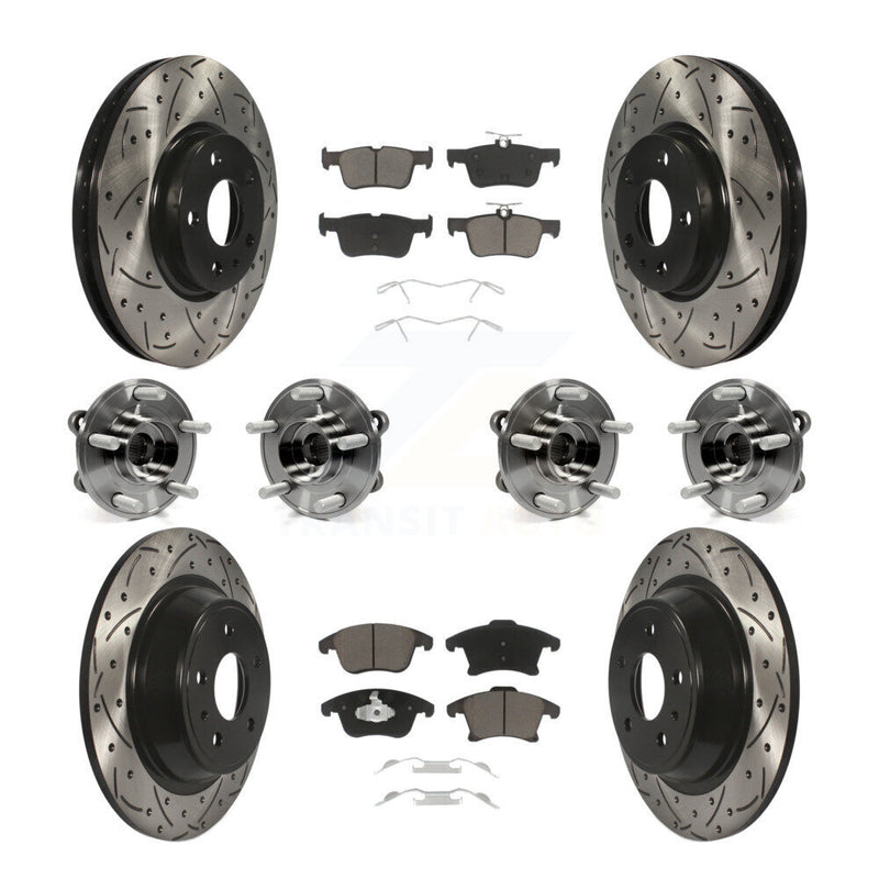 Transit Auto KBB-119878 Wheel Bearing and Hub Assembly for 2013-2018 Ford Fusion - Front and Rear product image