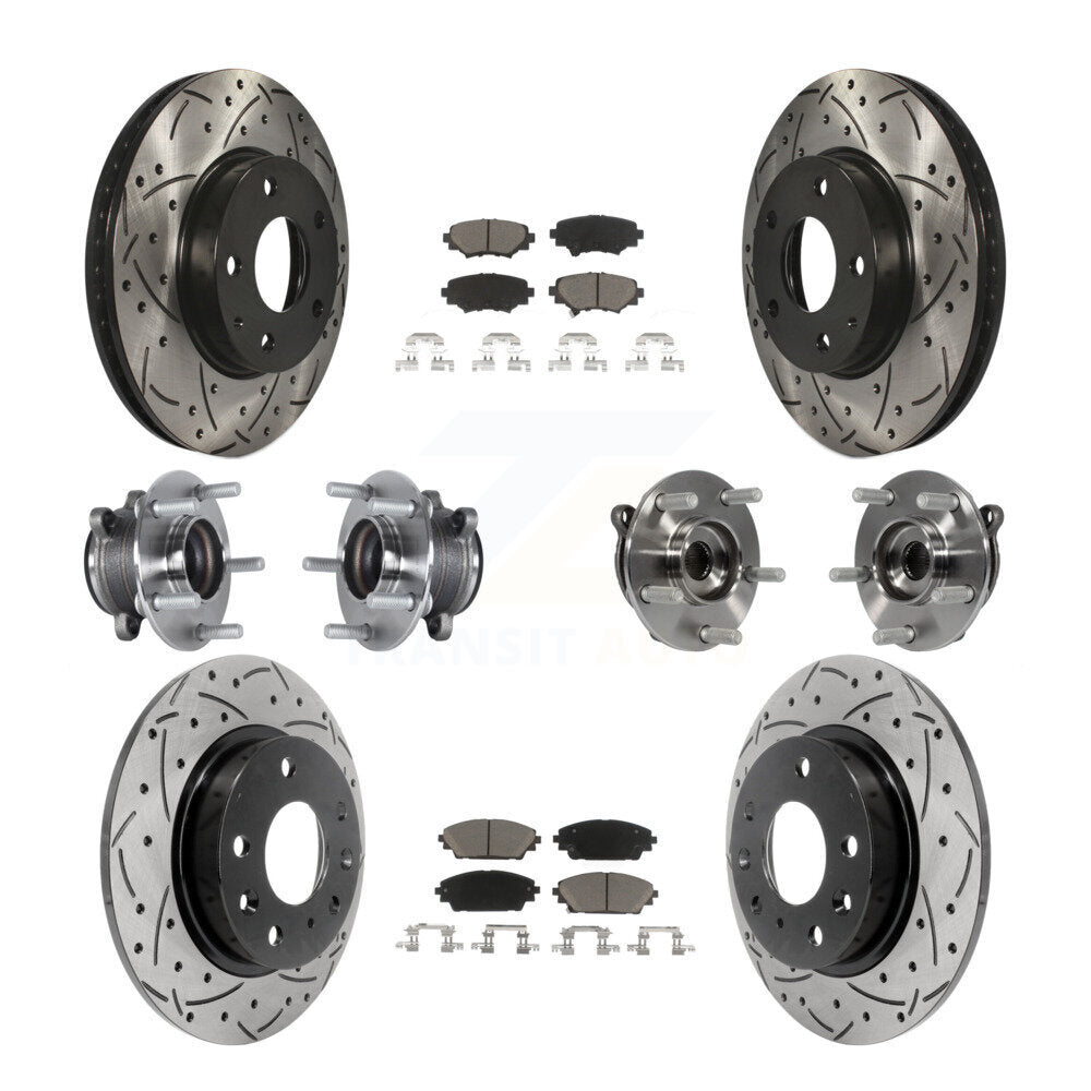 Transit Auto KBB-119879 Wheel Bearing and Hub Assembly for 2014-2018 Mazda 3, Mazda 3 Sport - Front and Rear product image