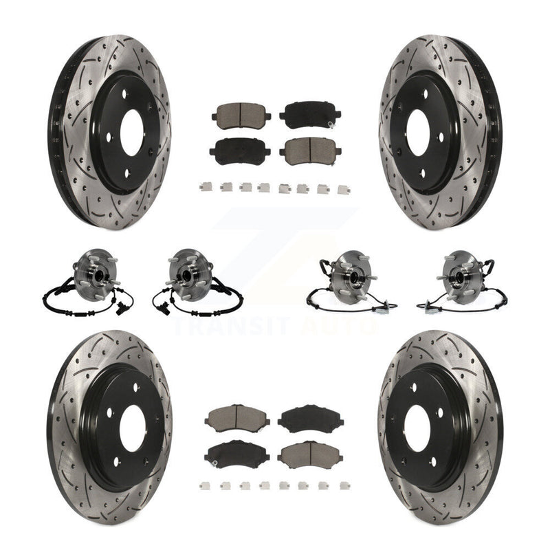 Transit Auto KBB-119883 Wheel Bearing and Hub Assembly for 2012 Chrysler Town & Country, Dodge Grand Caravan, Ram C/V - Front and Rear product image