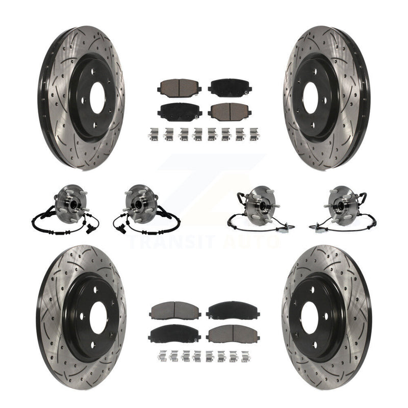 Transit Auto KBB-119884 Wheel Bearing and Hub Assembly for 2012-2020 Dodge Grand Caravan, Volkswagen Routan, Chrysler Town & Country & more - Front and Rear product image
