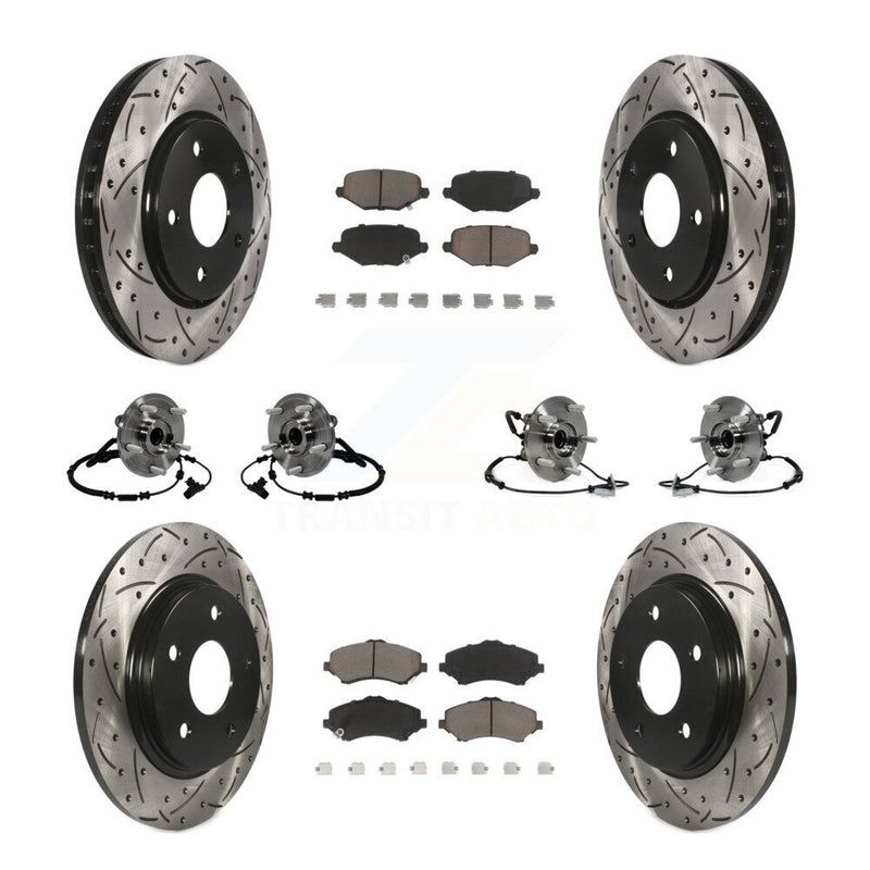 Transit Auto KBB-119885 Wheel Bearing and Hub Assembly for 2012-2016 Chrysler Town & Country, Dodge Grand Caravan, Ram C/V & more - Front and Rear product image