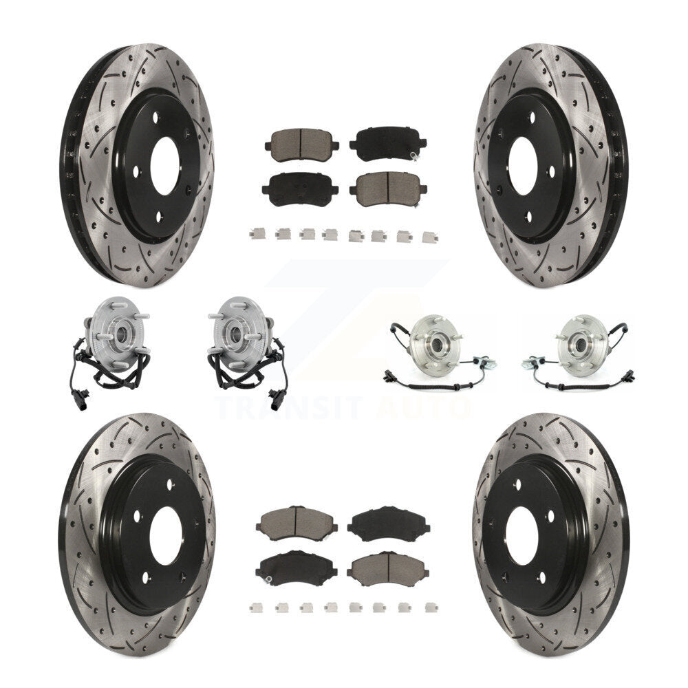 Transit Auto KBB-119886 Wheel Bearing and Hub Assembly for 2008-2011 Volkswagen Routan, Chrysler Town & Country, Dodge Grand Caravan - Front and Rear product image