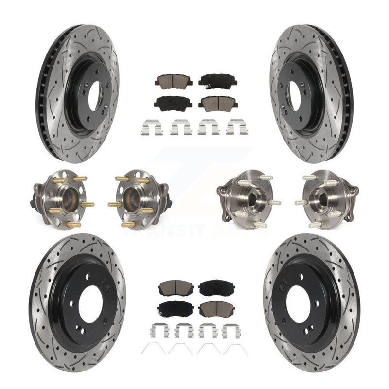 Transit Auto KBB-119889 Wheel Bearing and Hub Assembly for 2016 Hyundai Sonata - Front and Rear product image