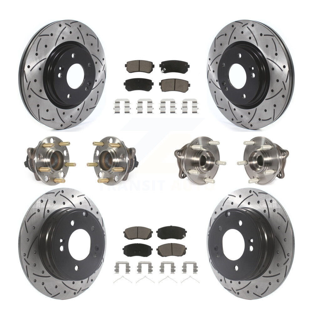 Transit Auto KBB-119890 Wheel Bearing and Hub Assembly for 2016 Hyundai Sonata - Front and Rear product image