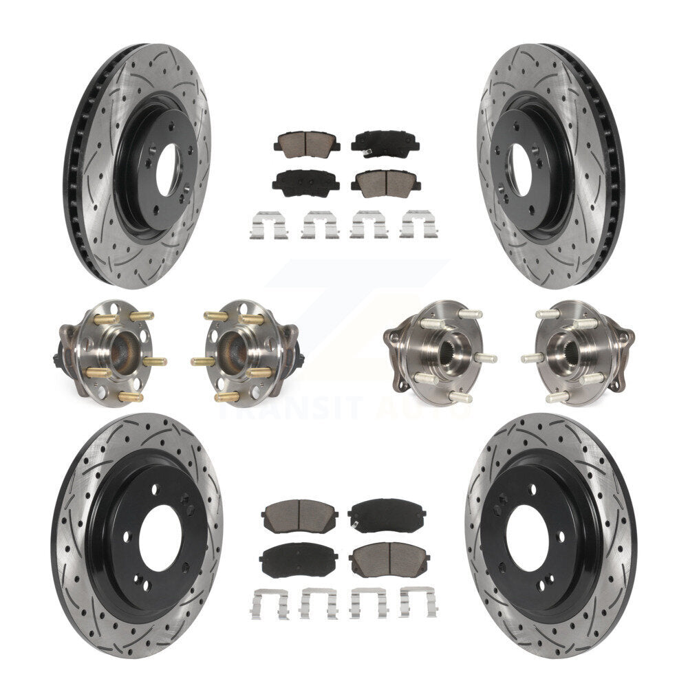 Transit Auto KBB-119891 Wheel Bearing and Hub Assembly for 2015 Hyundai Sonata - Front and Rear product image
