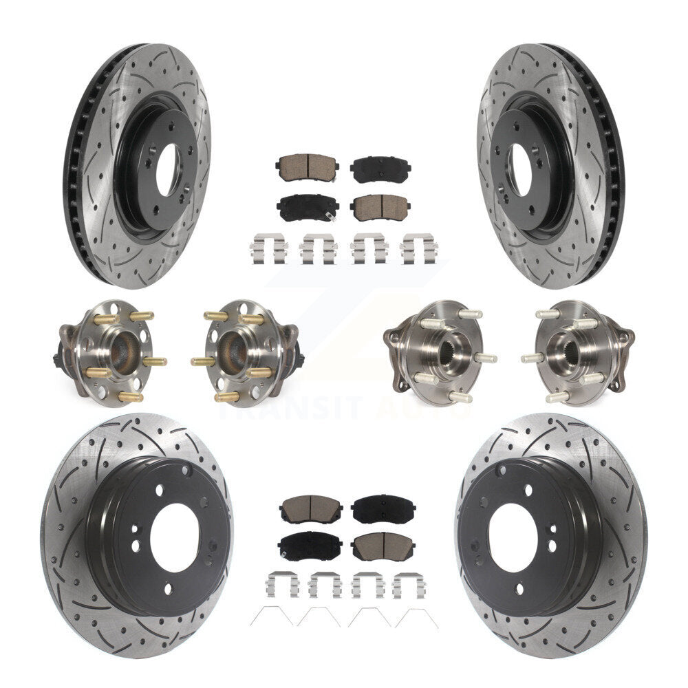 Transit Auto KBB-119892 Wheel Bearing and Hub Assembly for 2016-2019 Kia Optima - Front and Rear product image