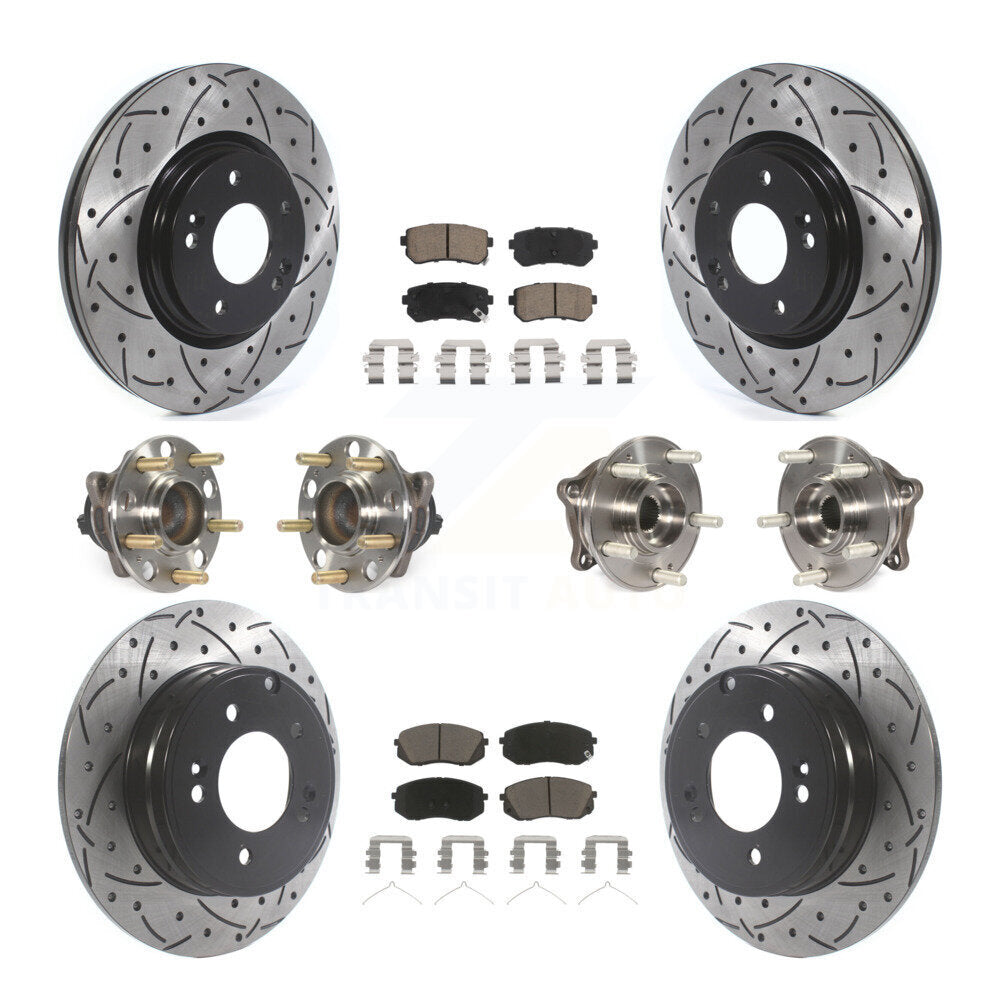 Transit Auto KBB-119894 Wheel Bearing and Hub Assembly for 2016-2019 Kia Optima - Front and Rear product image