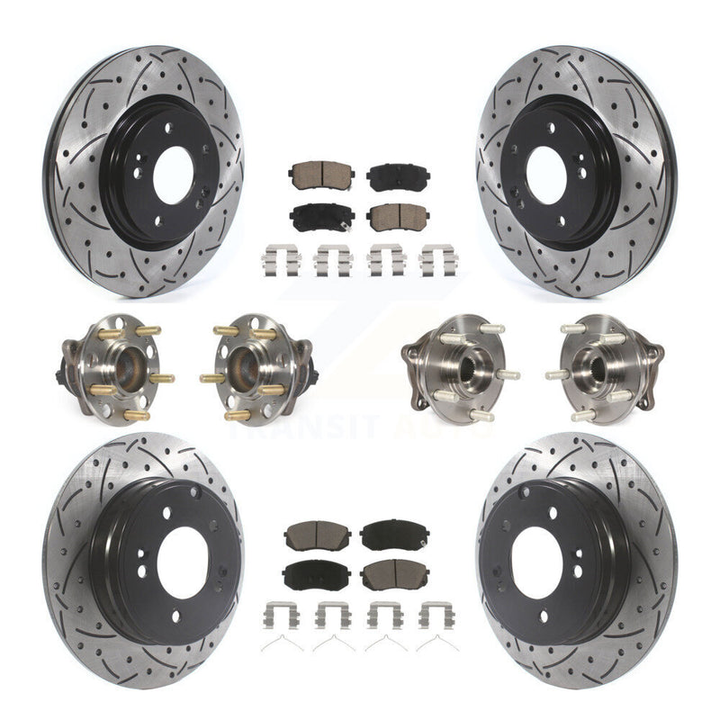 Transit Auto KBB-119894 Wheel Bearing and Hub Assembly for 2016-2019 Kia Optima - Front and Rear product image