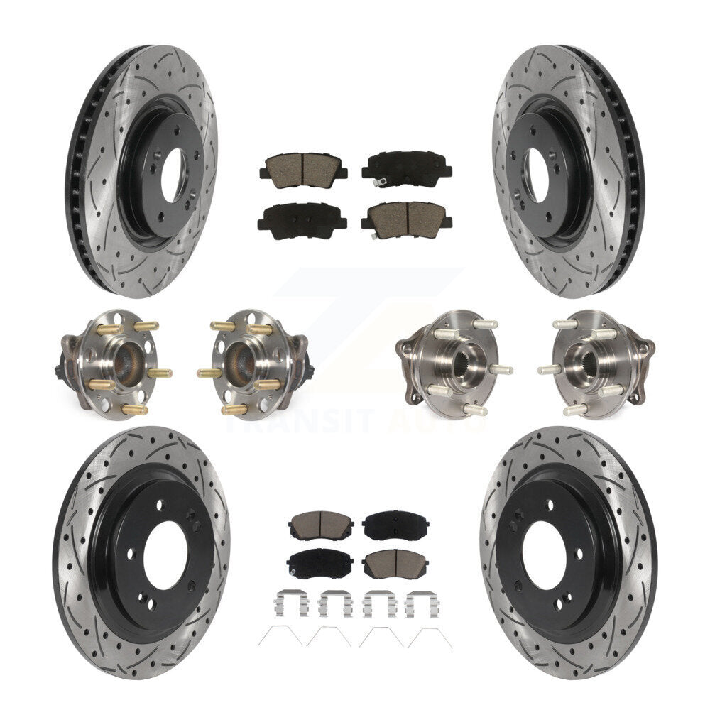 Transit Auto KBB-119895 Wheel Bearing and Hub Assembly for 2016-2019 Kia Optima - Front and Rear product image