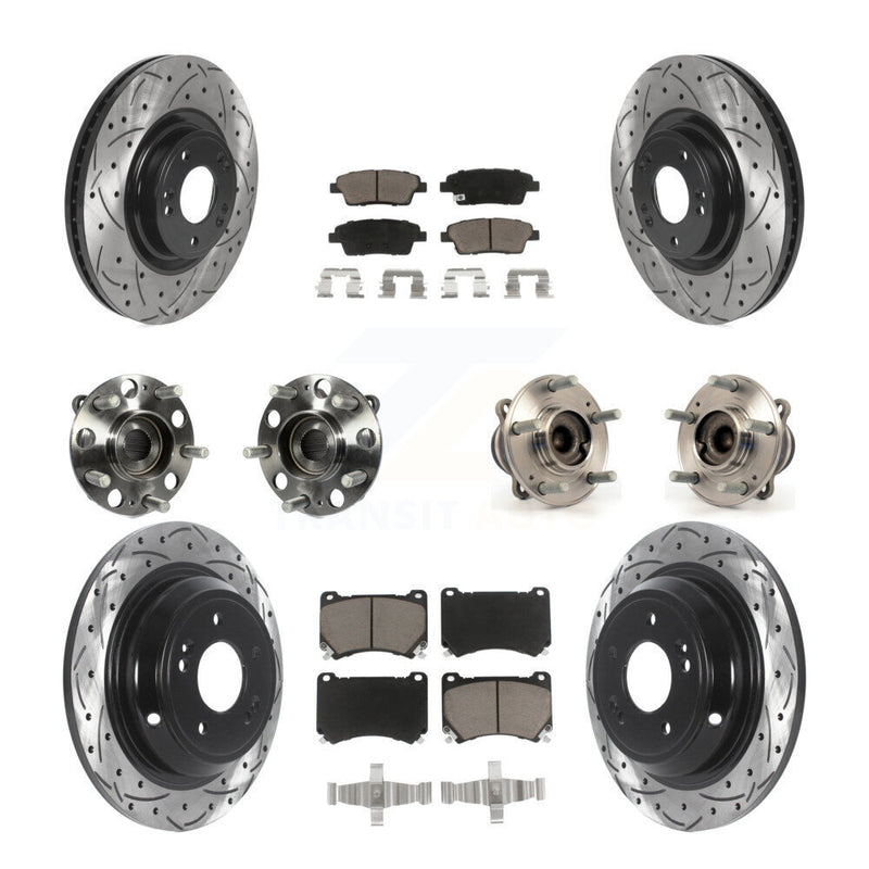 Transit Auto KBB-119896 Wheel Bearing and Hub Assembly for 2010-2014 Hyundai Genesis - Front and Rear product image