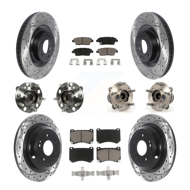 Transit Auto KBB-119897 Wheel Bearing and Hub Assembly for 2012-2014 Hyundai Genesis - Front and Rear product image